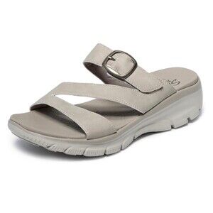 Skechers Women's Easy Going - Slides Sandals Relaxed Yoga Foam Fit Sz 8.5 Taupe
